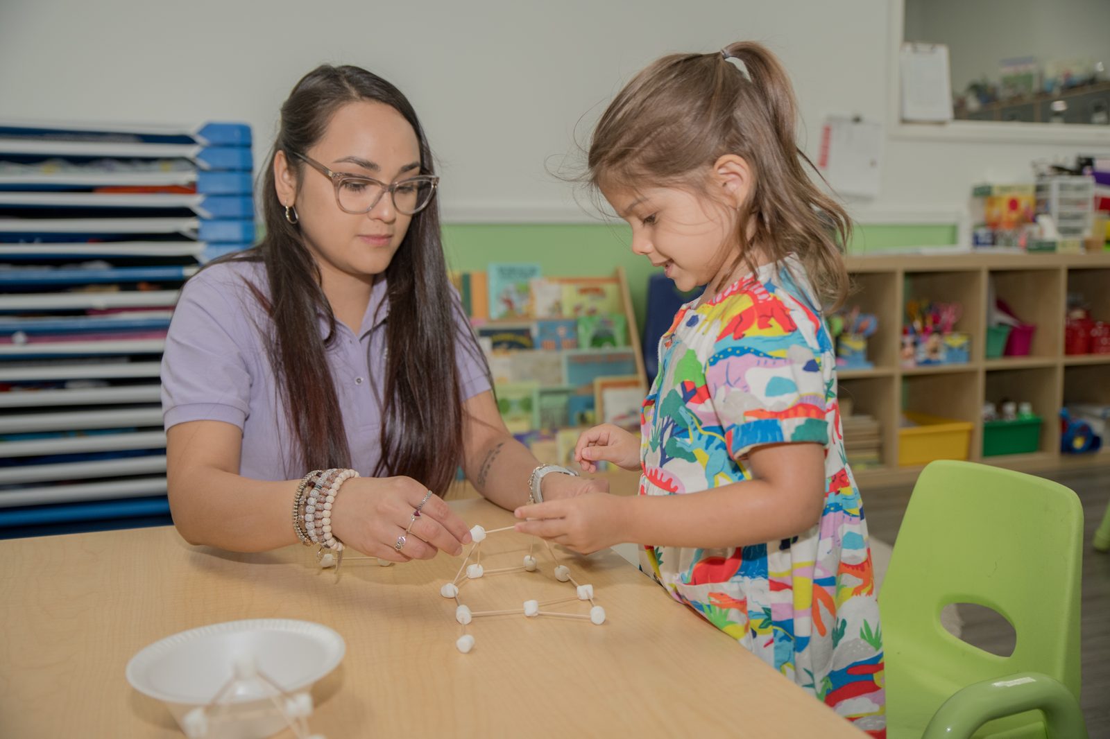 In the Classroom at MyPlace Early Learning Center, Katy TX