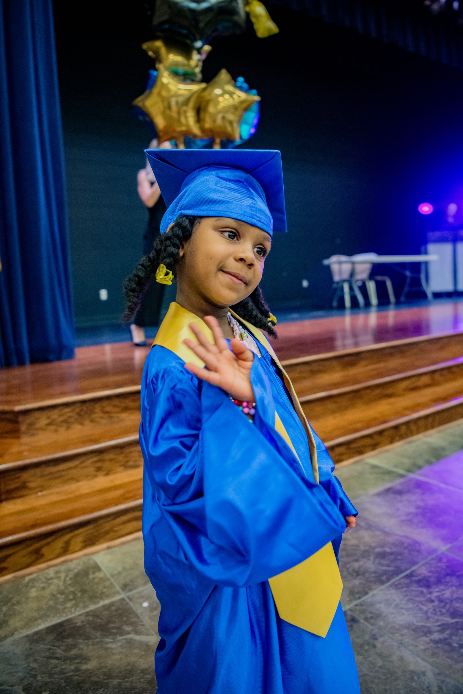 A beaming MyPlace graduate in Katy, TX