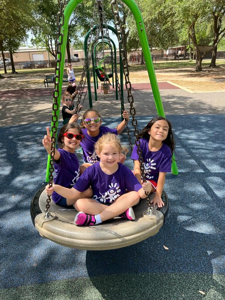 Happy kids at MyPlace summer camp in Katy, TX