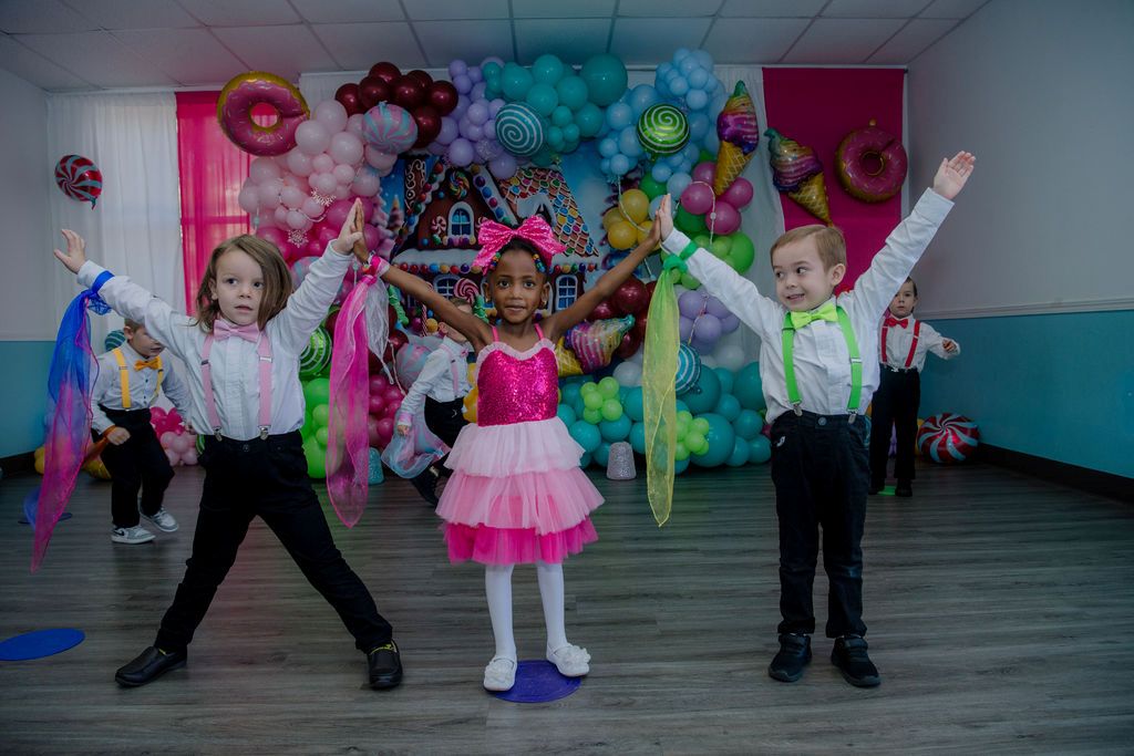 Pre-K children at a MyPlace winter recital