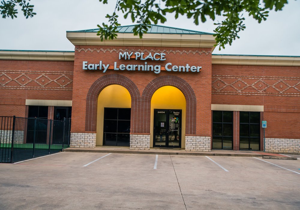 MyPlace Cinco Ranch building exterior in Cinco Village Center in Katy, TX