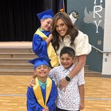 Ashley and her three children, a MyPlace family for six years